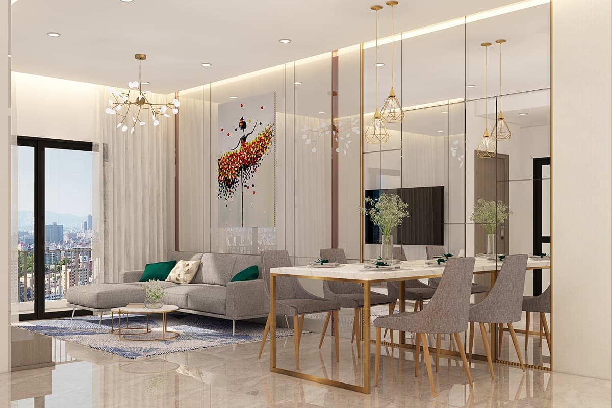 Phối cảnh căn hộ mẫu dự án Saigon Asiana