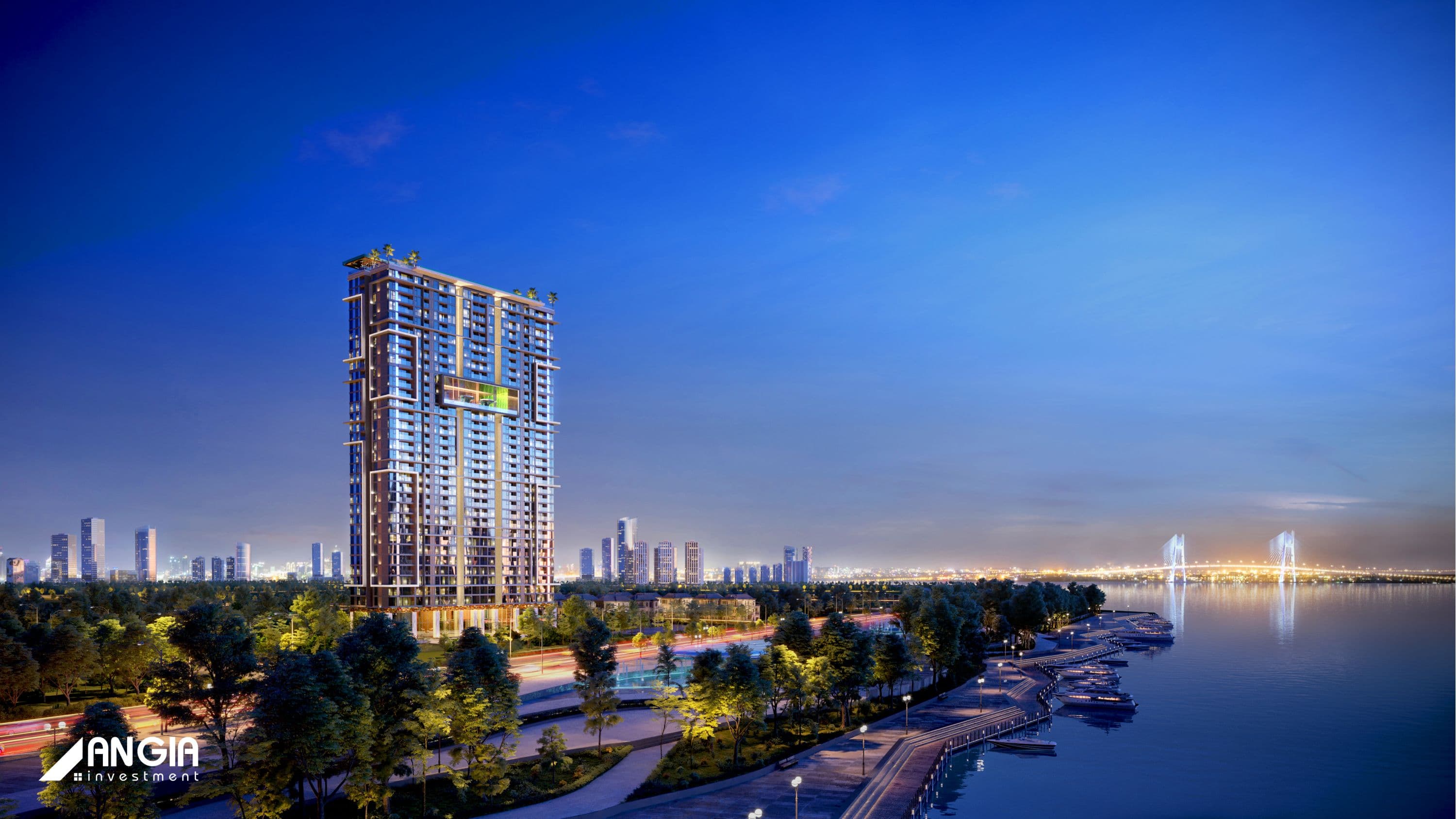 Toàn cảnh dự án Sky 89 về đêm