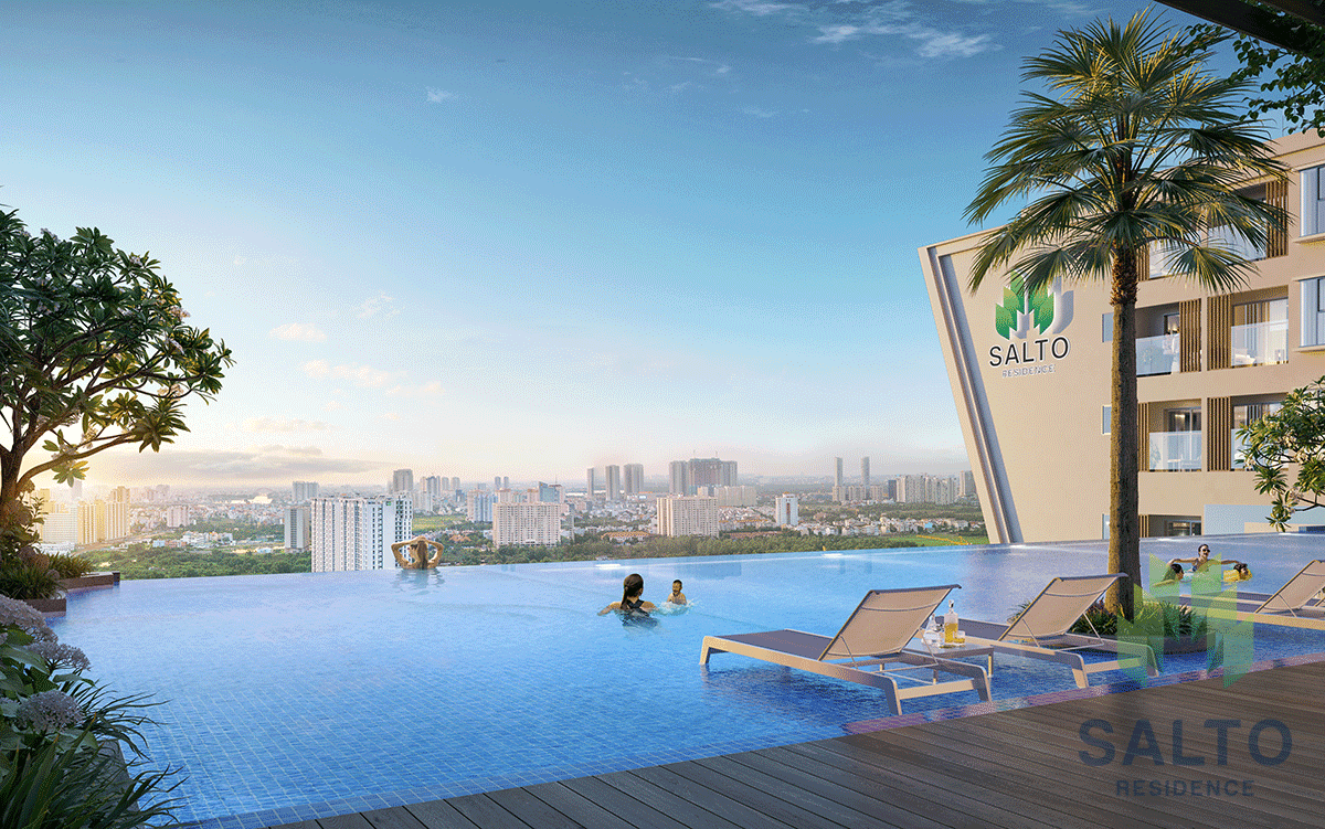Hồ bơi tại Salto Residence