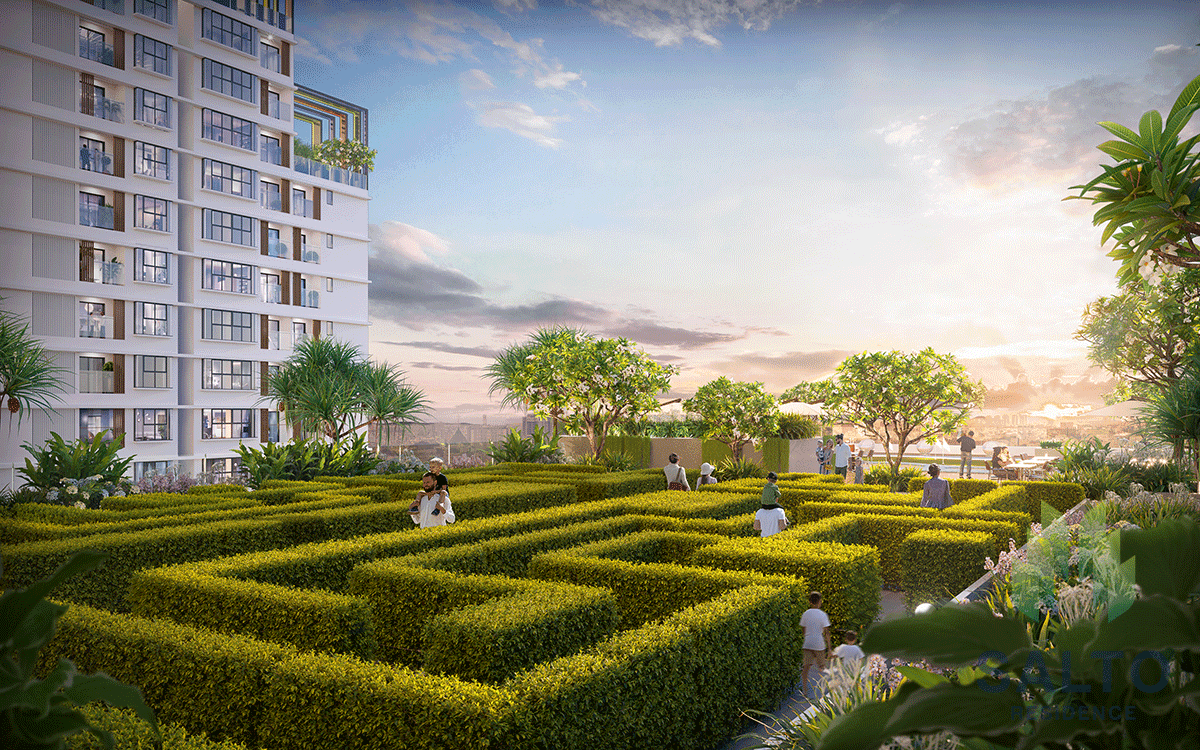 Vườn mê cung tại Salto Residence