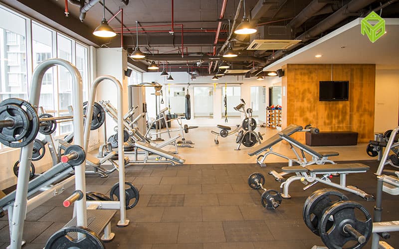 Phòng gym tại Sunrise City