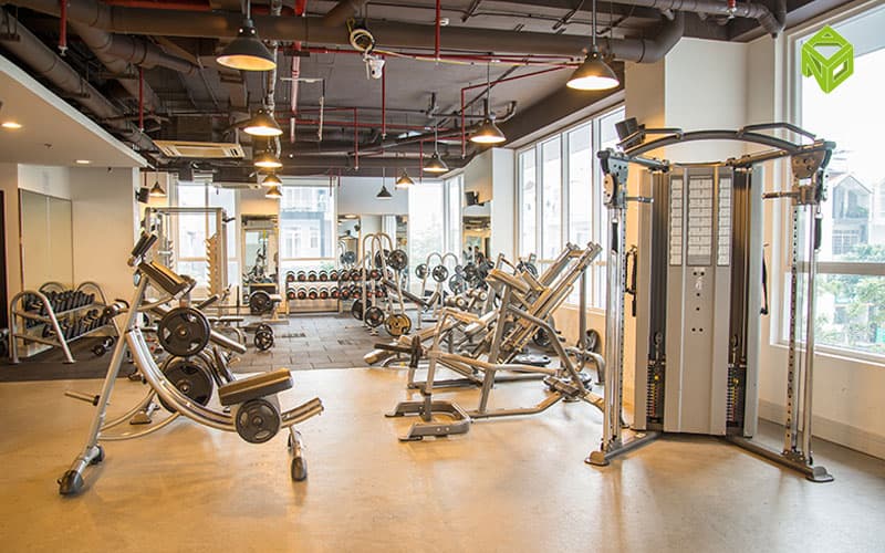 Phòng gym tại Sunrise City