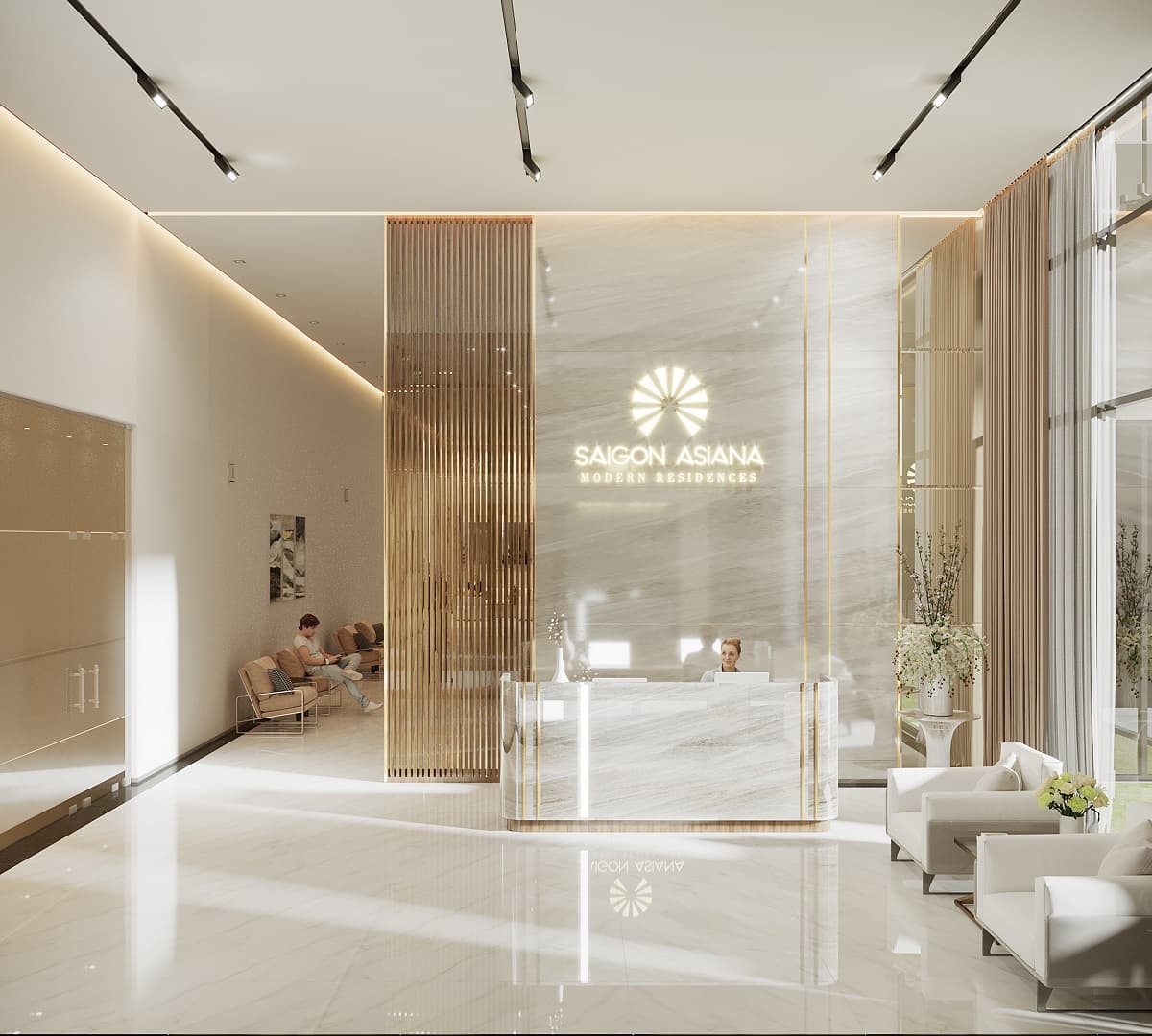 Phối cảnh căn hộ mẫu dự án Saigon Asiana