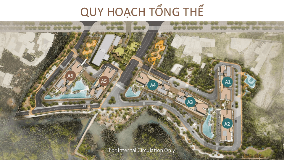 Mặt bằng phân khu dự án Eaton Park