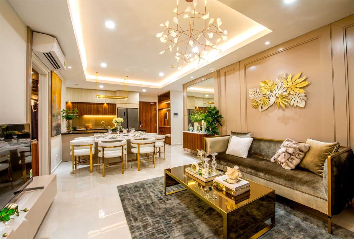 Căn hộ mẫu dự án The Emerald 68