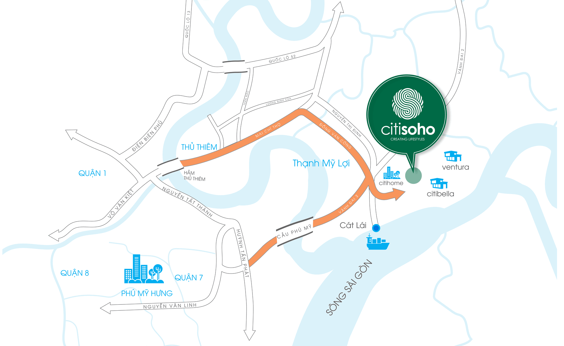 Vị trí CitiSoho
