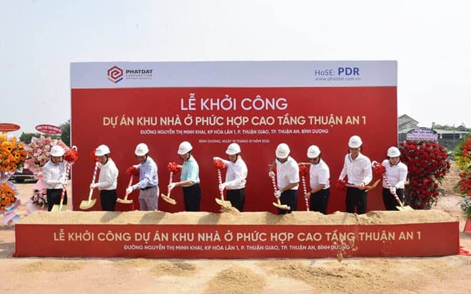 Lễ khởi công dự án Khu nhà ở phức hợp cao tầng Thuận An 1
