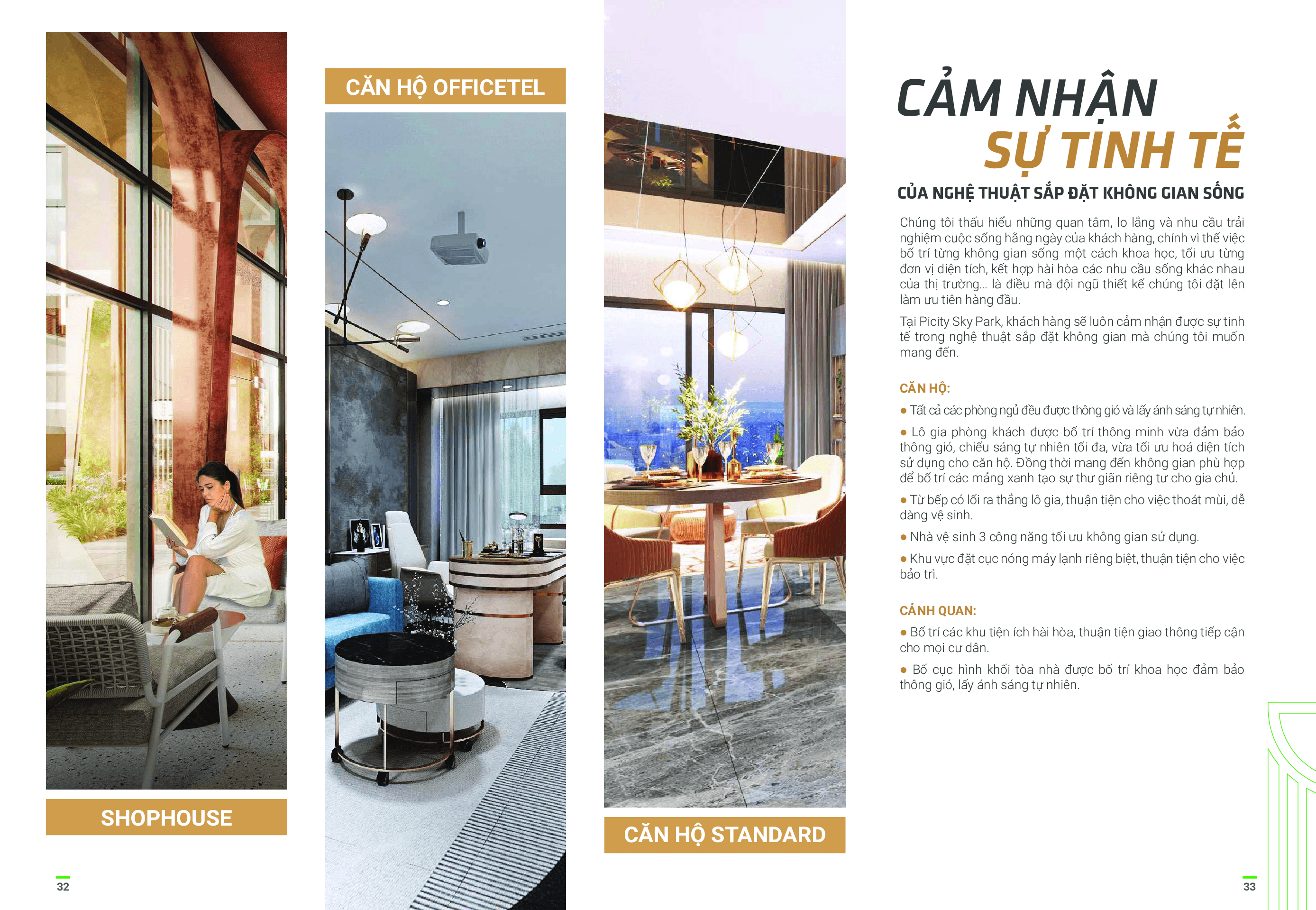 Căn hộ mẫu dự án Picity Sky Park