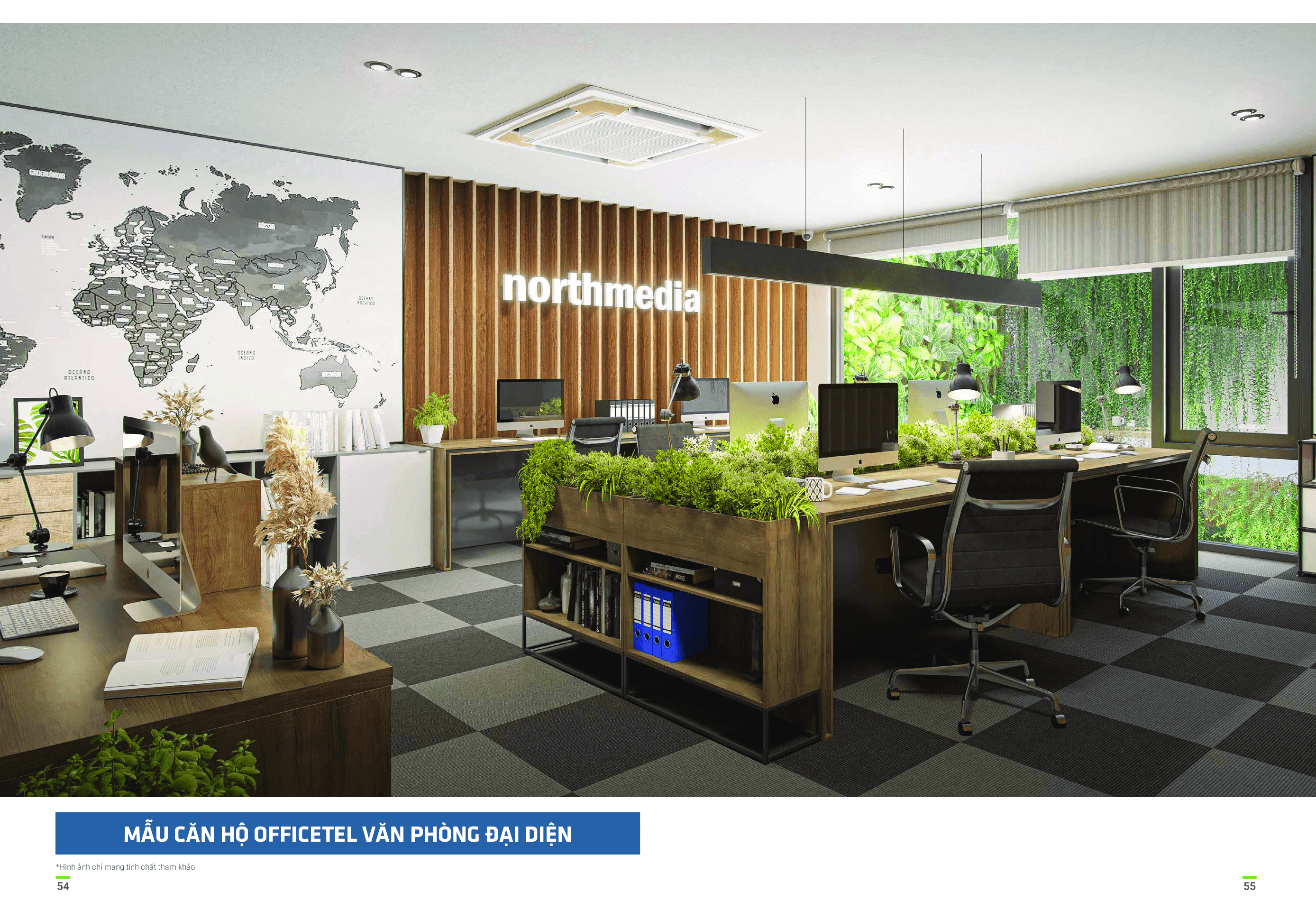 Officetel mẫu dự án Picity Sky Park