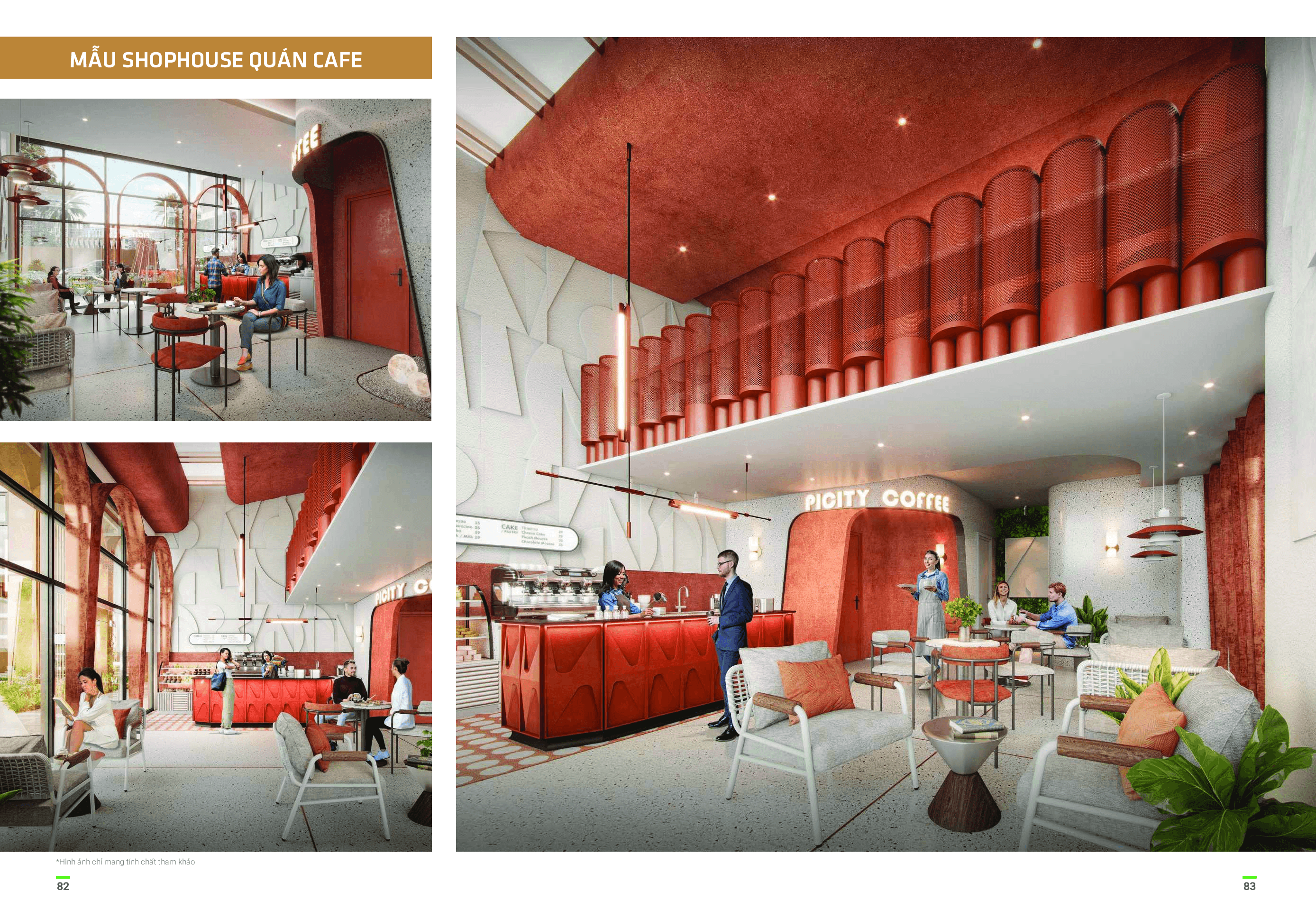 Shophouse mẫu dự án Picity Sky Park