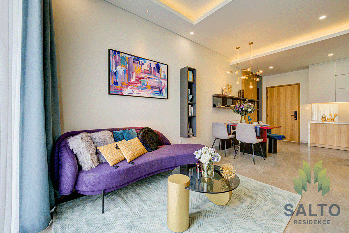 Căn hộ mẫu Salto Residence 1 phòng ngủ