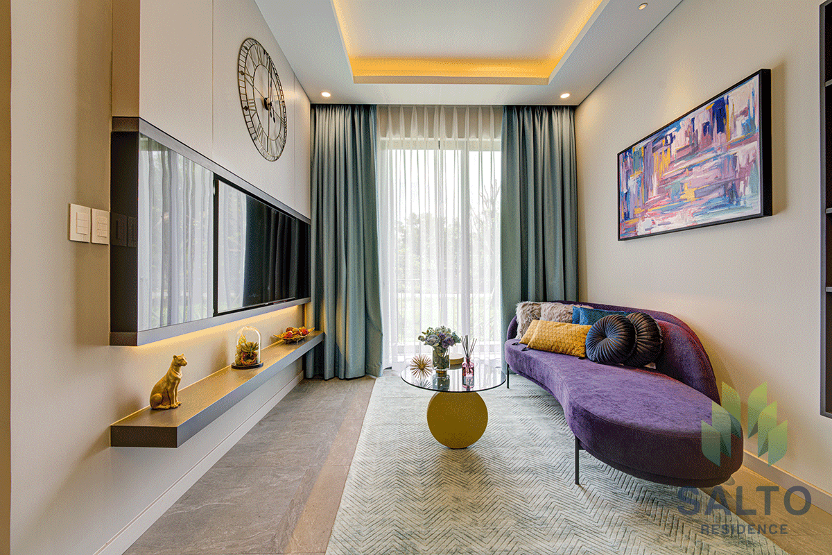 Căn hộ mẫu Salto Residence 1 phòng ngủ