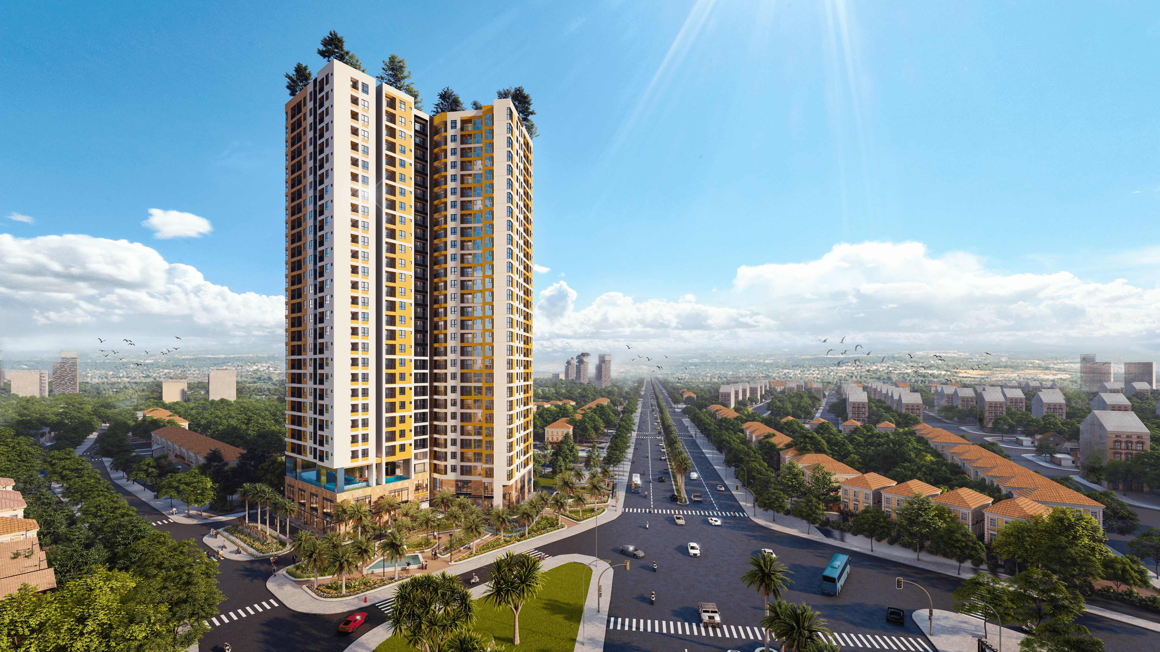 Phối cảnh dự án Honas Residence