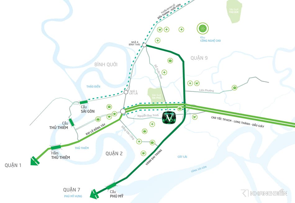 Vị trí dự án The Venica