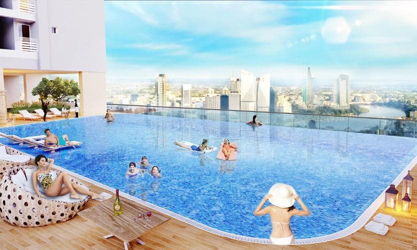 Hồ bơi dự án RiverGate