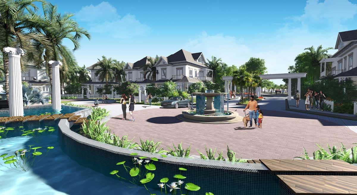 Nội khu dự án Five Star Eco City