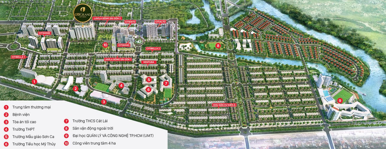Tiện ích dự án CitiGrand