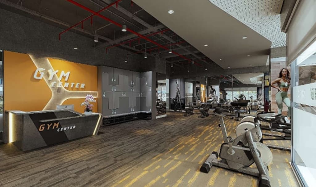Phòng gym dự án The Privia
