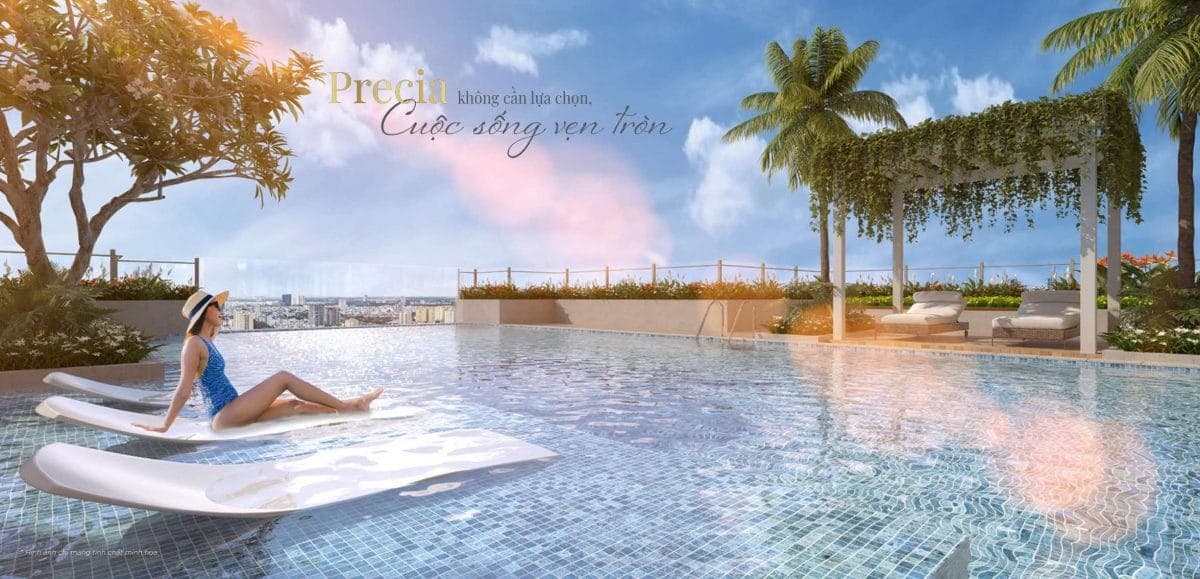 Hồ bơi tại Precia