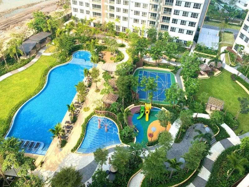 Nội khu dự án Palm Heights