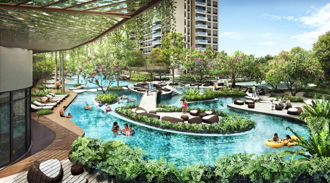 Hồ bơi dự án Estella Heights