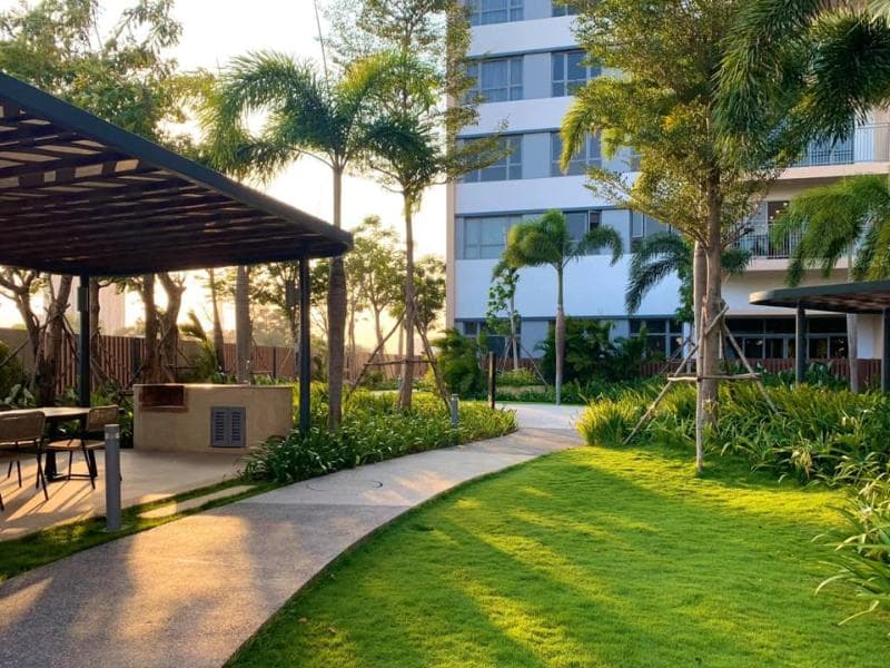Nội khu dự án Palm Heights