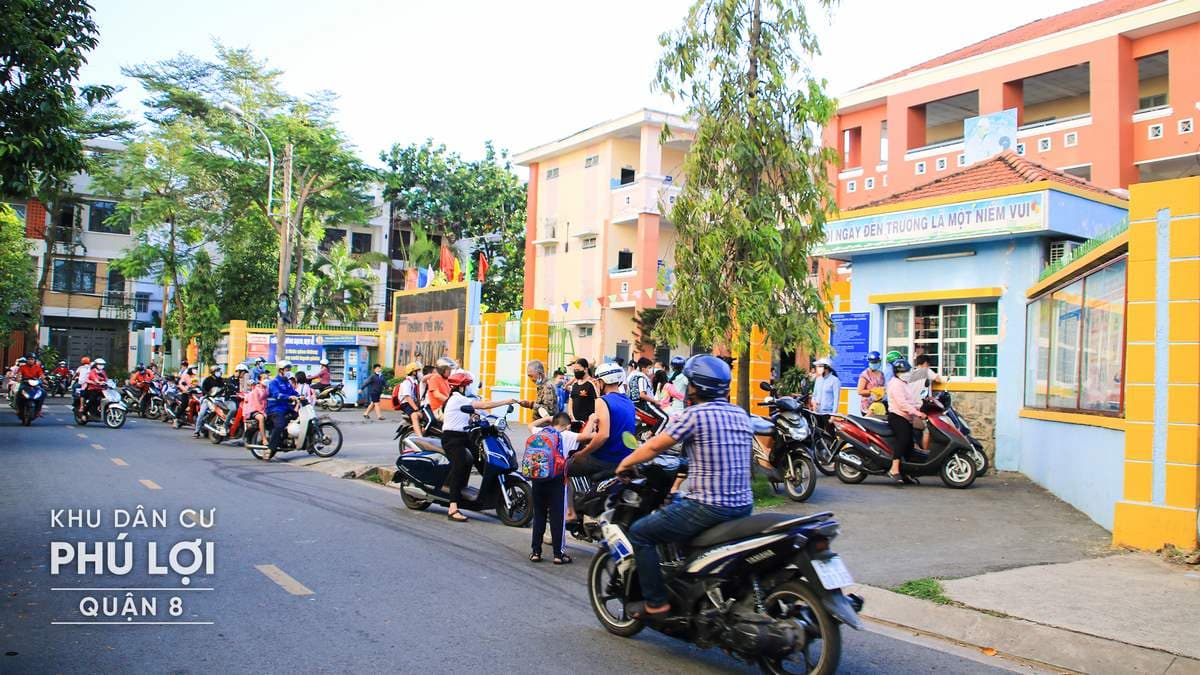 Trường học tại Khu dân cư Phú Lợi