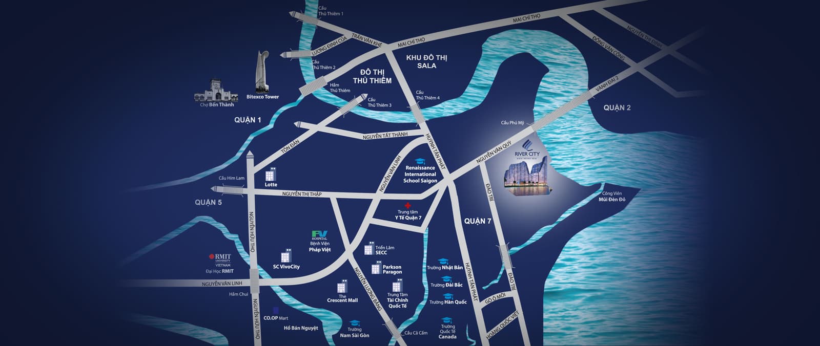 Vị trí dự án River City