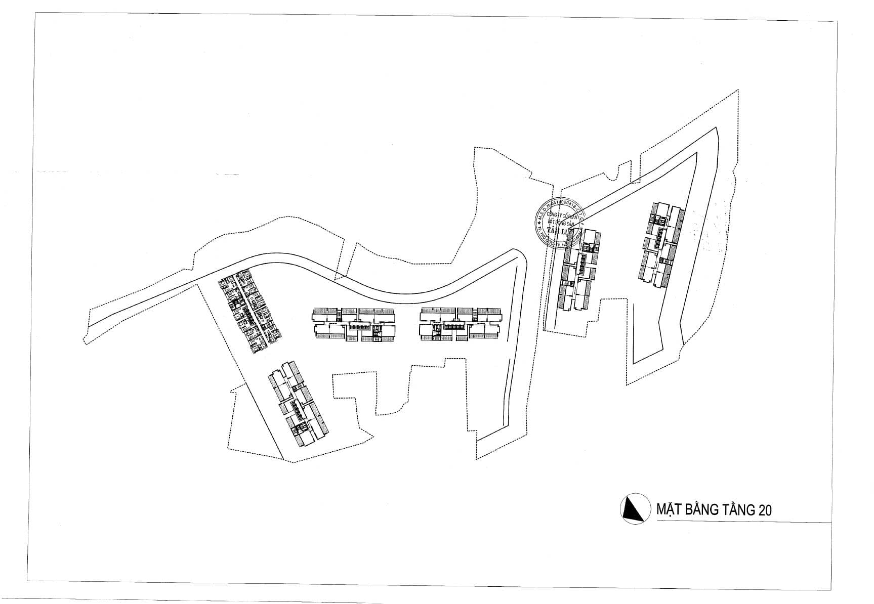 Mặt bằng tầng 20 dự án Eaton Park