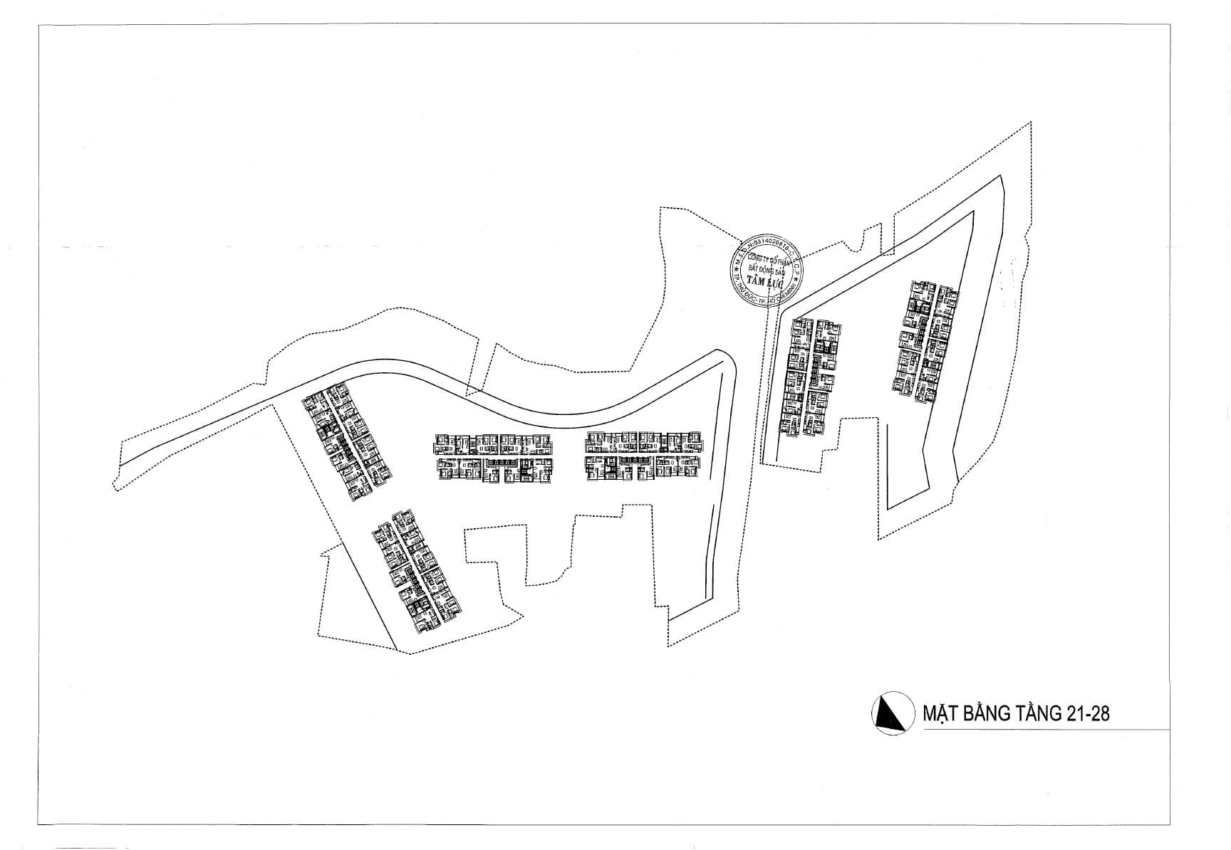 Mặt bằng tầng 21-28 dự án Eaton Park
