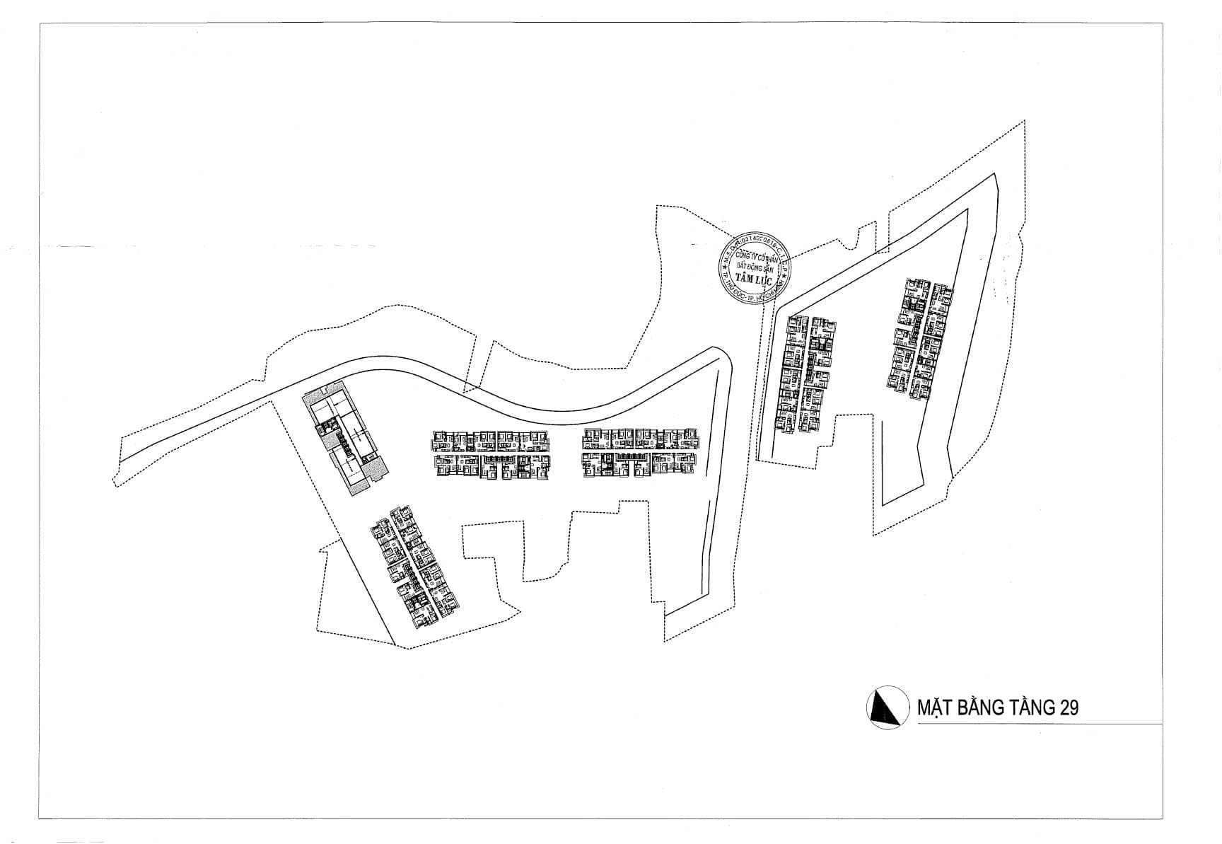 Mặt bằng tầng 29 dự án Eaton Park