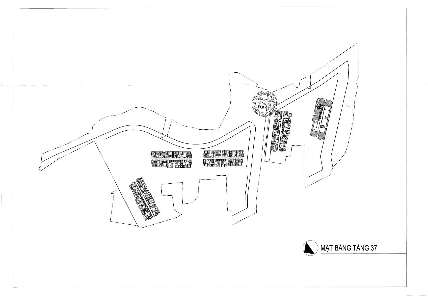 Mặt bằng tầng 37 dự án Eaton Park