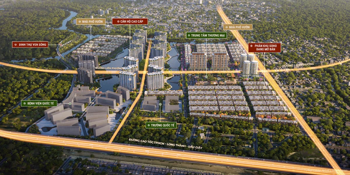 Phối cảnh dự án The Global City