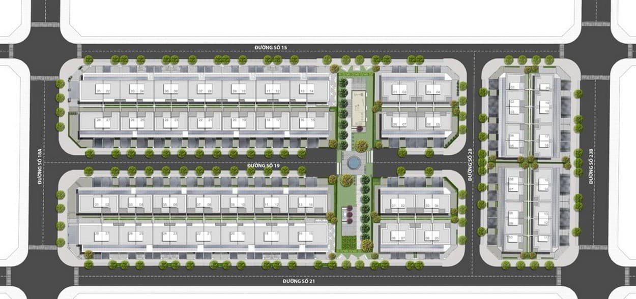 Phân khu dự án Ventura