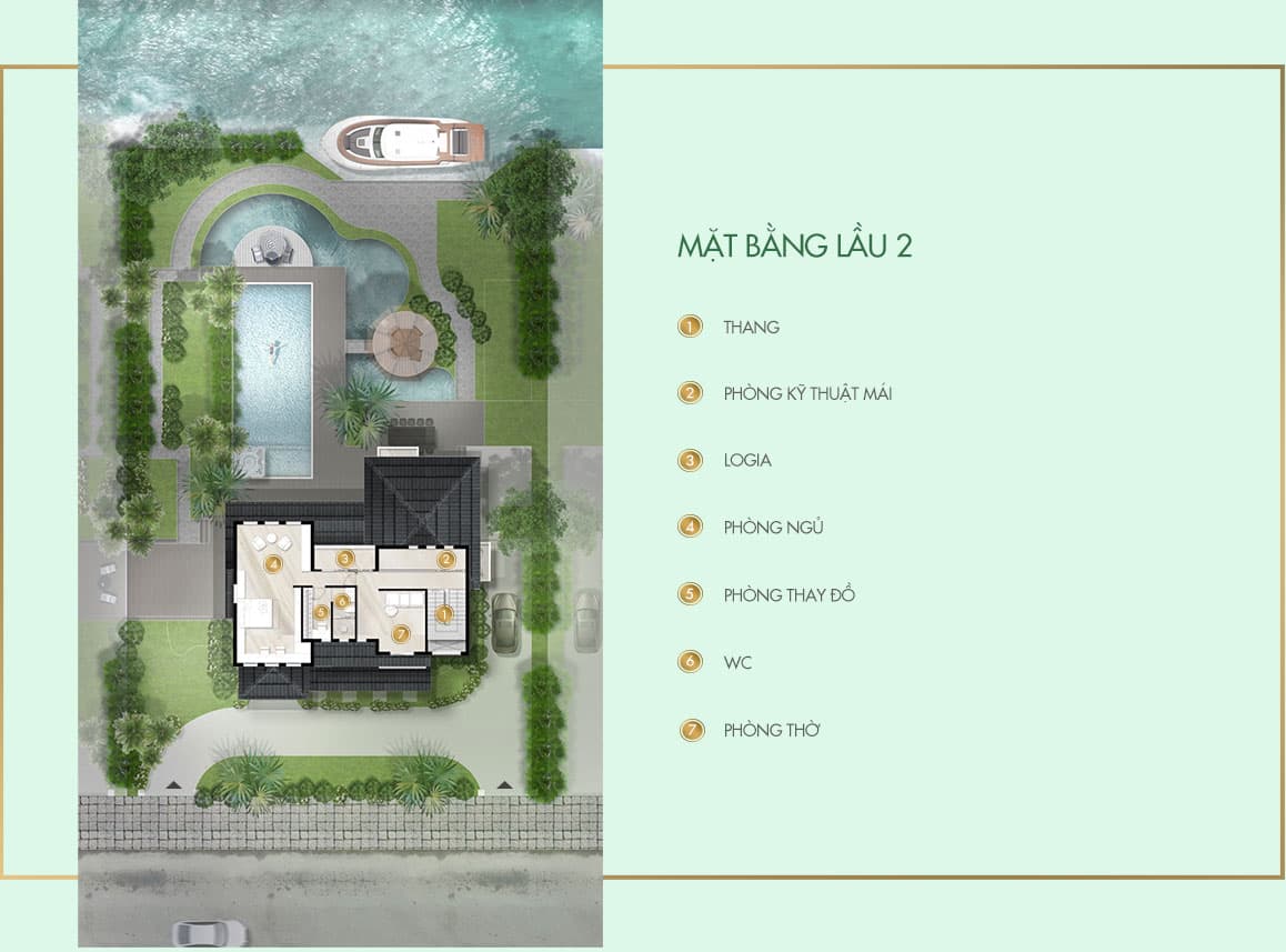 Mặt bằng biệt thự mẫu dự án Saigon Garden Riverside Village
