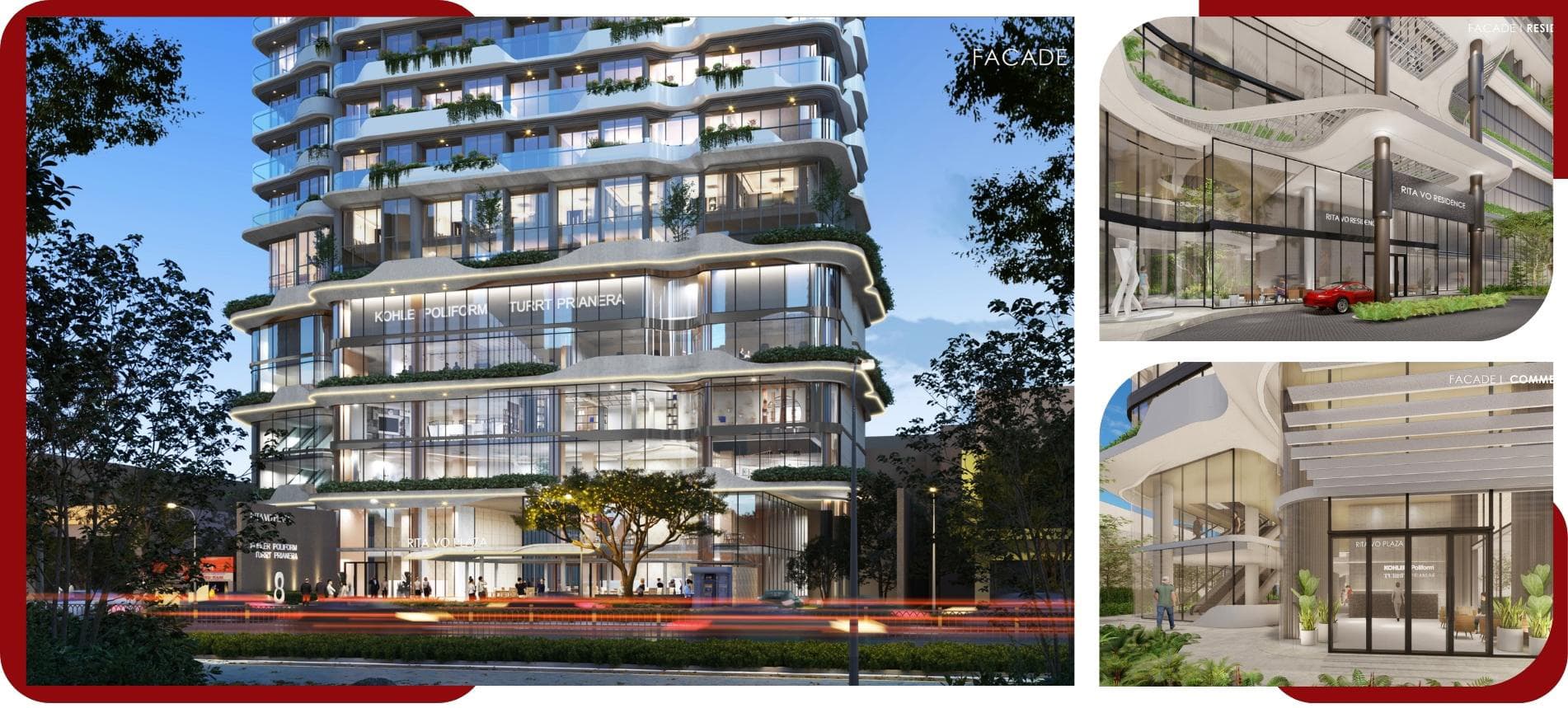 Phối cảnh dự án Rita Võ Plaza