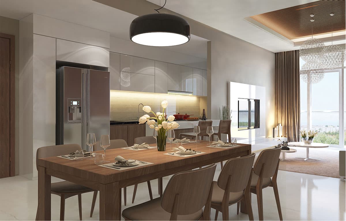 Căn hộ mẫu dự án Opal Riverside