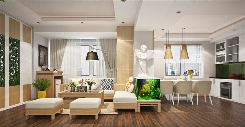 Căn hộ mẫu dự án Diamond Lotus Riverside