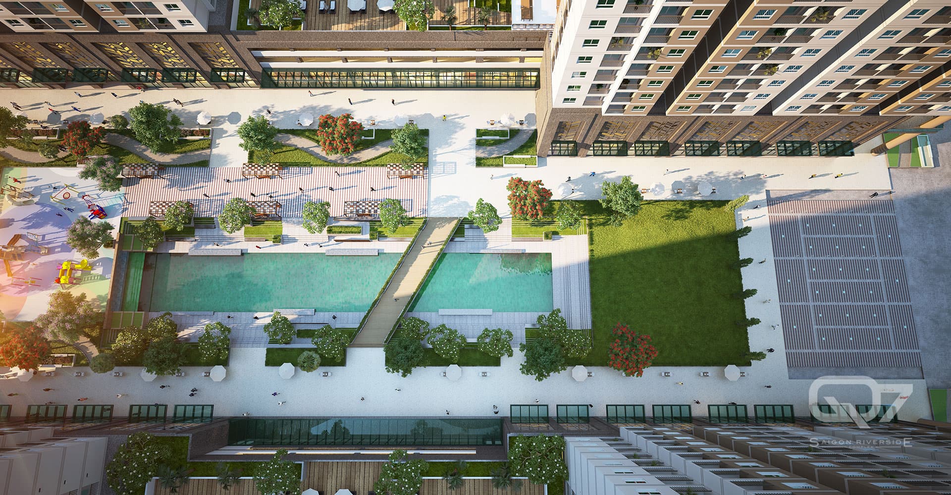 Phối cảnh nội khu dự án Q7 Saigon Riverside