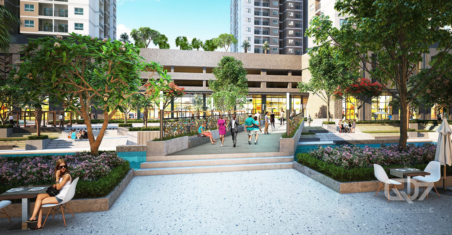 Phối cảnh nội khu dự án Q7 Saigon Riverside