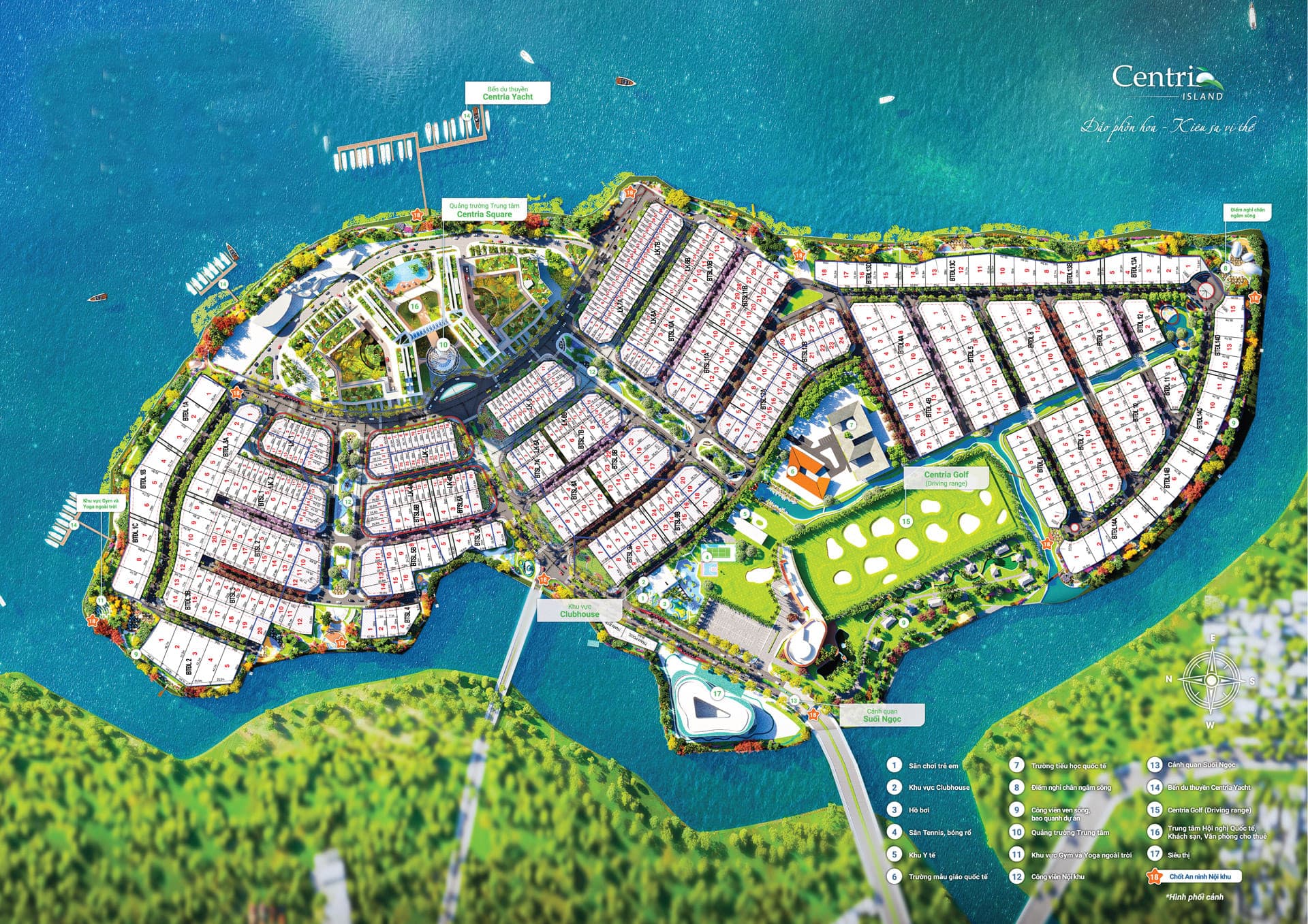 Phối cảnh dự án Centria Island