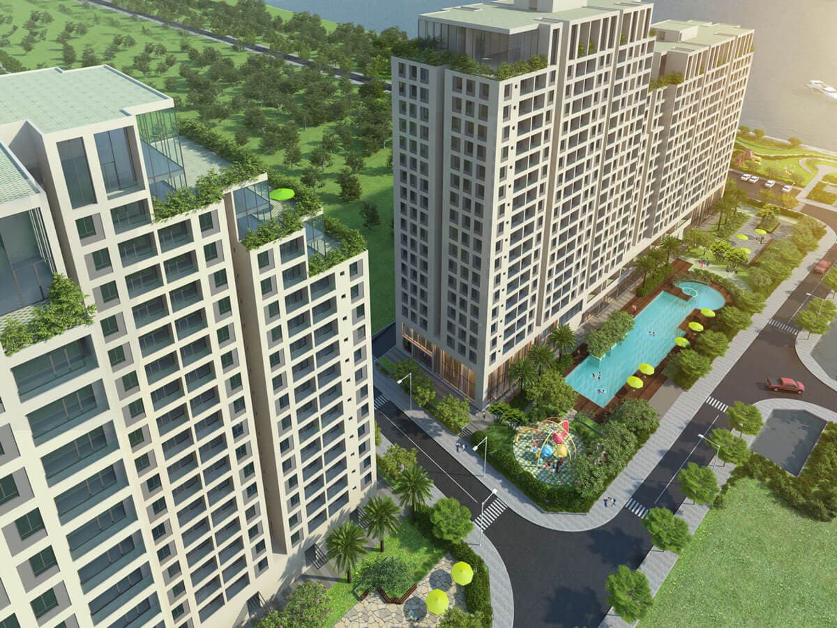 Phối cảnh dự án Opal Riverside