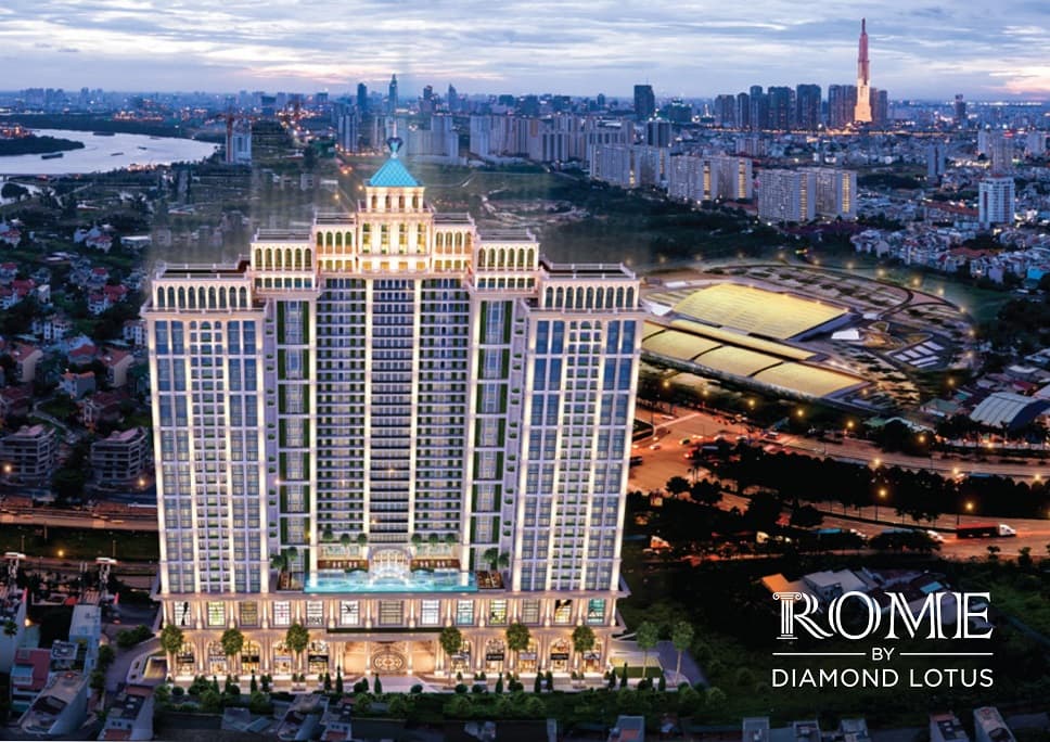 Phối cảnh dự án Rome By Diamond Lotus