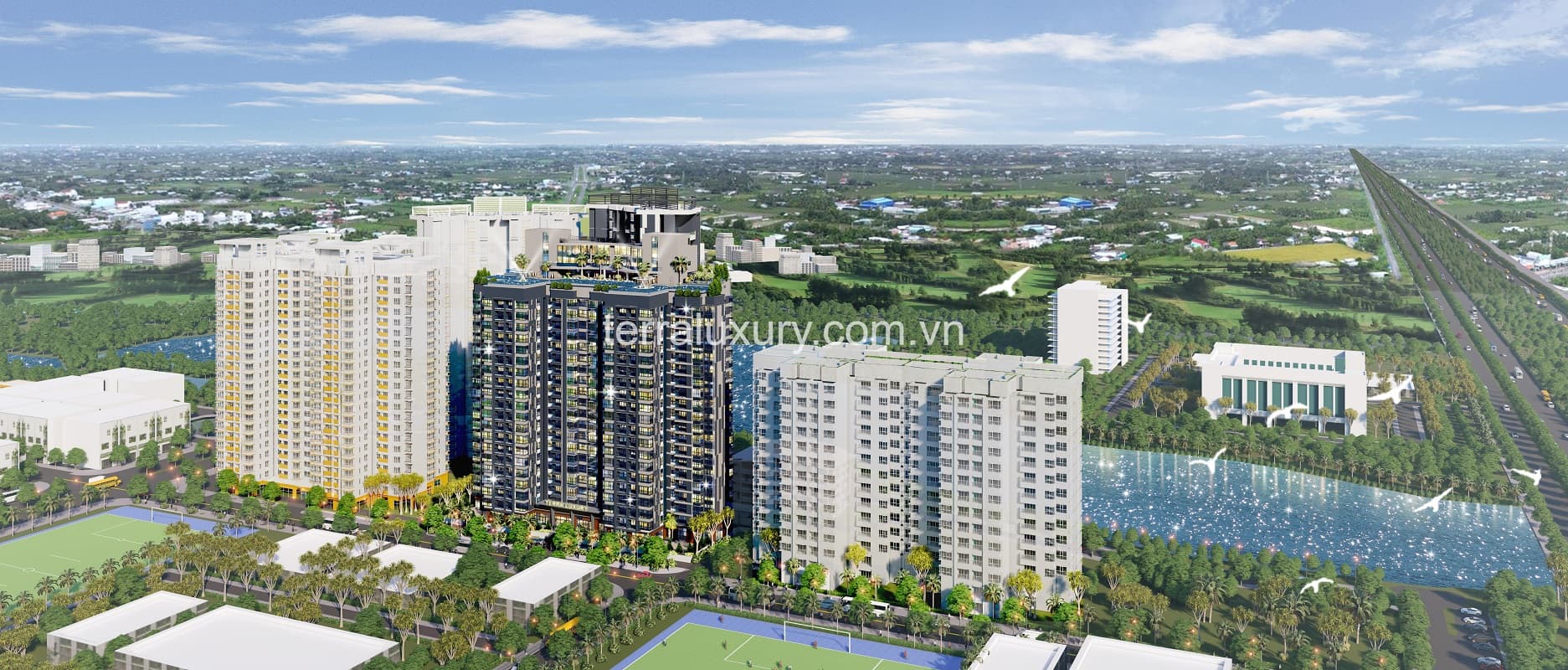 Phối cảnh dự án Terra Luxury