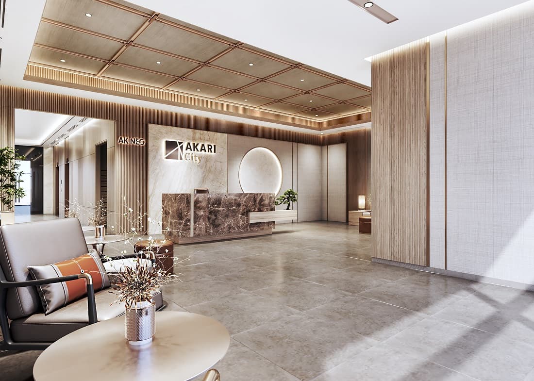 Phối cảnh Tháp AK NEO dự án Akari City