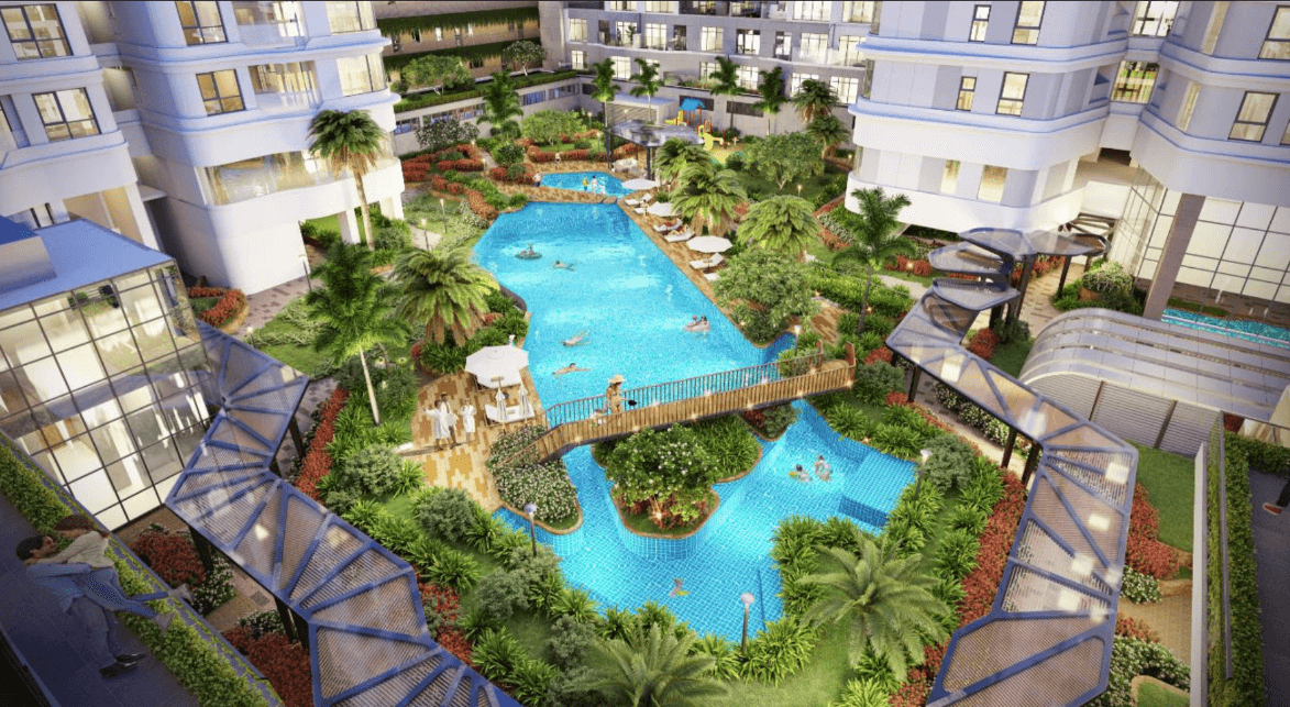 Phối cảnh nội khu dự án Thủ Thiêm Zeit River