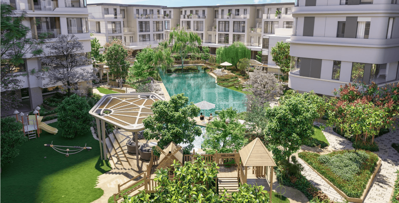 Phối cảnh nội khu dự án Thủ Thiêm Zeit River