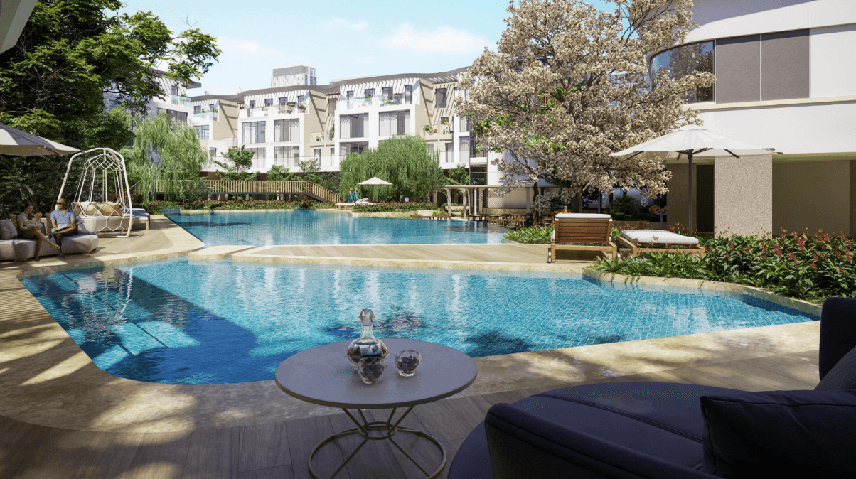 Phối cảnh nội khu dự án Thủ Thiêm Zeit River