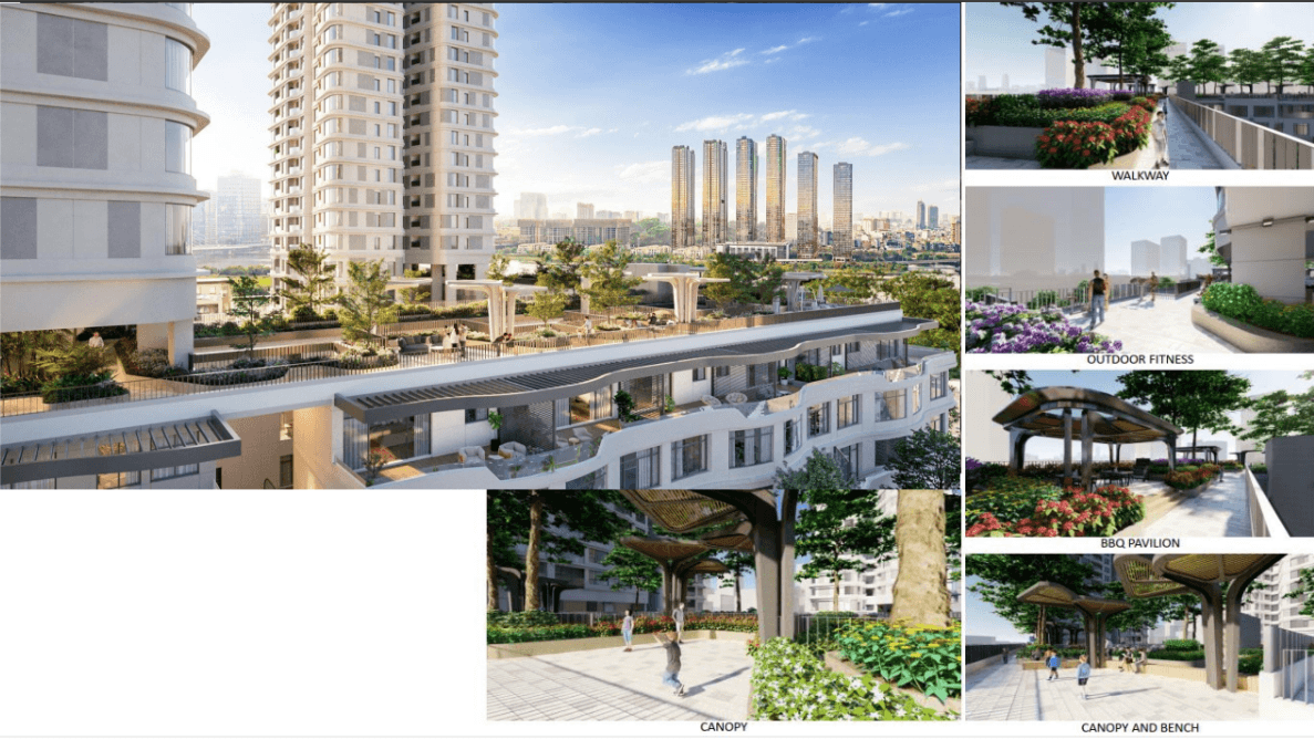 Phối cảnh nội khu dự án Thủ Thiêm Zeit River