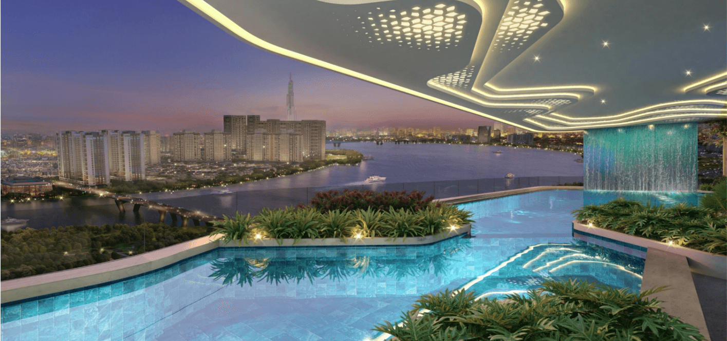 Phối cảnh nội khu dự án Thủ Thiêm Zeit River